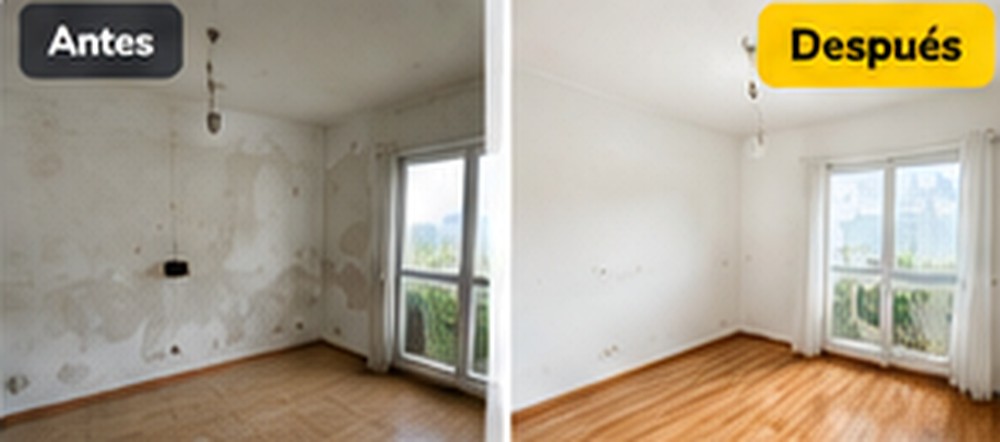 Ejemplo ilustrativo de renovación de pintura interior